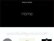 Tablet Screenshot of chowbend.com